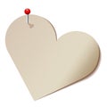 Paper heart Royalty Free Stock Photo