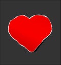 Paper heart Royalty Free Stock Photo