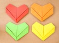 Paper heart collection