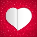 Paper heart Royalty Free Stock Photo