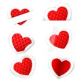 Paper Heart Sticker