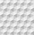Paper hexagonal pyramids. Seamless vector pattern background. 3D relief Royalty Free Stock Photo