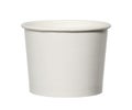 Paper ice cream cup disposable Royalty Free Stock Photo