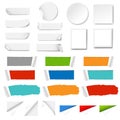 Paper Label Isolated White Background