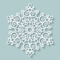 Paper lace doily