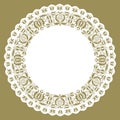 Paper lace edged circle doily