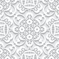 Paper lace texture, seamless pattern Royalty Free Stock Photo