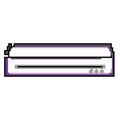 paper laminator machine game pixel art vector illustration