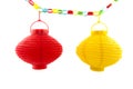 Paper lanterns Royalty Free Stock Photo