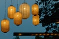 Paper Lanterns Royalty Free Stock Photo