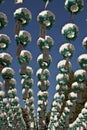 Paper Lanterns Buddhist Temple Royalty Free Stock Photo