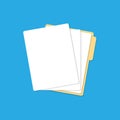 Paper lists folder