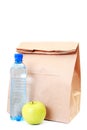 Paper lunch bag Royalty Free Stock Photo