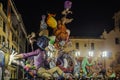 Paper mache figures in Las Fallas, Valencia, Spain