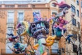 Paper mache figures in Las Fallas, Valencia, Spain