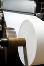 The paper machine in the factory Royalty Free Stock Photo