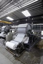 Paper mill machine Royalty Free Stock Photo