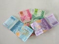 Paper Money Indonesian banknote.IDR Rupiah