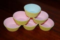 Paper Muffin cups Royalty Free Stock Photo