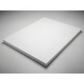 Paper is neatly aligned creating a rectangular shape with sharp Royalty Free Stock Photo