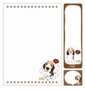 Paper note beagle