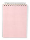 Notepad with Blank Page Royalty Free Stock Photo