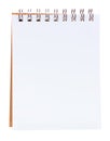 Paper notepad isolated Royalty Free Stock Photo