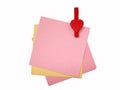 Paper notes Royalty Free Stock Photo