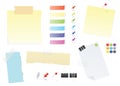 Paper Notes And Post-It Stickers Office Supply Set