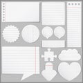 Paper objects set