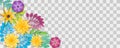 Paper origami flower vector Royalty Free Stock Photo