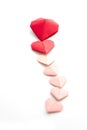 Paper Origami Hearts