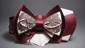 Paper Perfection A Bow Tie Belt Crafted with Artistic Precision.AI Generated