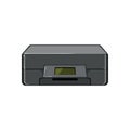 paper photo printer cartoon vector illustration Royalty Free Stock Photo