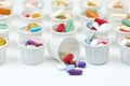 Paper Pill Cups Royalty Free Stock Photo