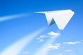 Paper plane Royalty Free Stock Photo