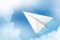 Paper plane Royalty Free Stock Photo