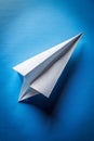 Paper plane on background Royalty Free Stock Photo
