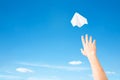 Paper plane Royalty Free Stock Photo