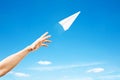 Paper plane Royalty Free Stock Photo