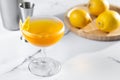 Paper plane cocktail Royalty Free Stock Photo