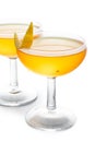Paper plane cocktail Royalty Free Stock Photo