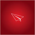 Paper plane icon