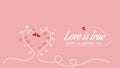 Valentine`s day background