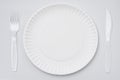 Paper plate Royalty Free Stock Photo