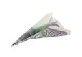 Paper polish money plane