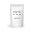 Paper pouch zipper bag packaging mockups