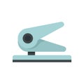 Paper punch icon flat isolated vector Royalty Free Stock Photo