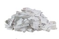 Paper Receipt Pile Royalty Free Stock Photo