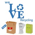 The paper recycle poster